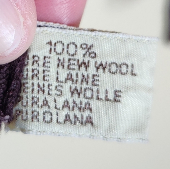 Burberry London Vintage 100% Merino Wool Cable Knit Mock Neck Sweater • Small - Picture 6 of 14